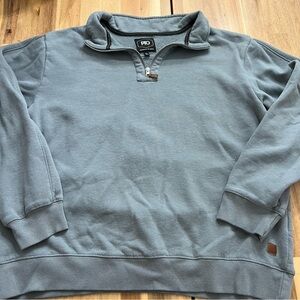PTO Quarter-Zip Pullover Sweatshirt XL Gray Men’s / Unisex